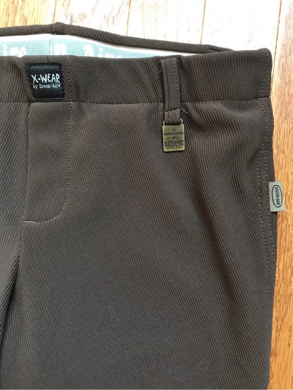 Vintage X-Wear by Devon-Aire Women’s Brown Stretch Riding Breeches